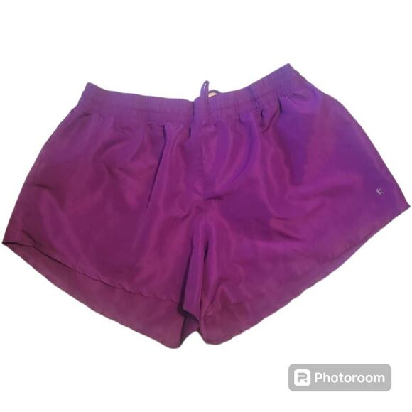 Danskin Now Womens Athletic Workout Running Shorts Purple Size Large - Picture 1 of 5